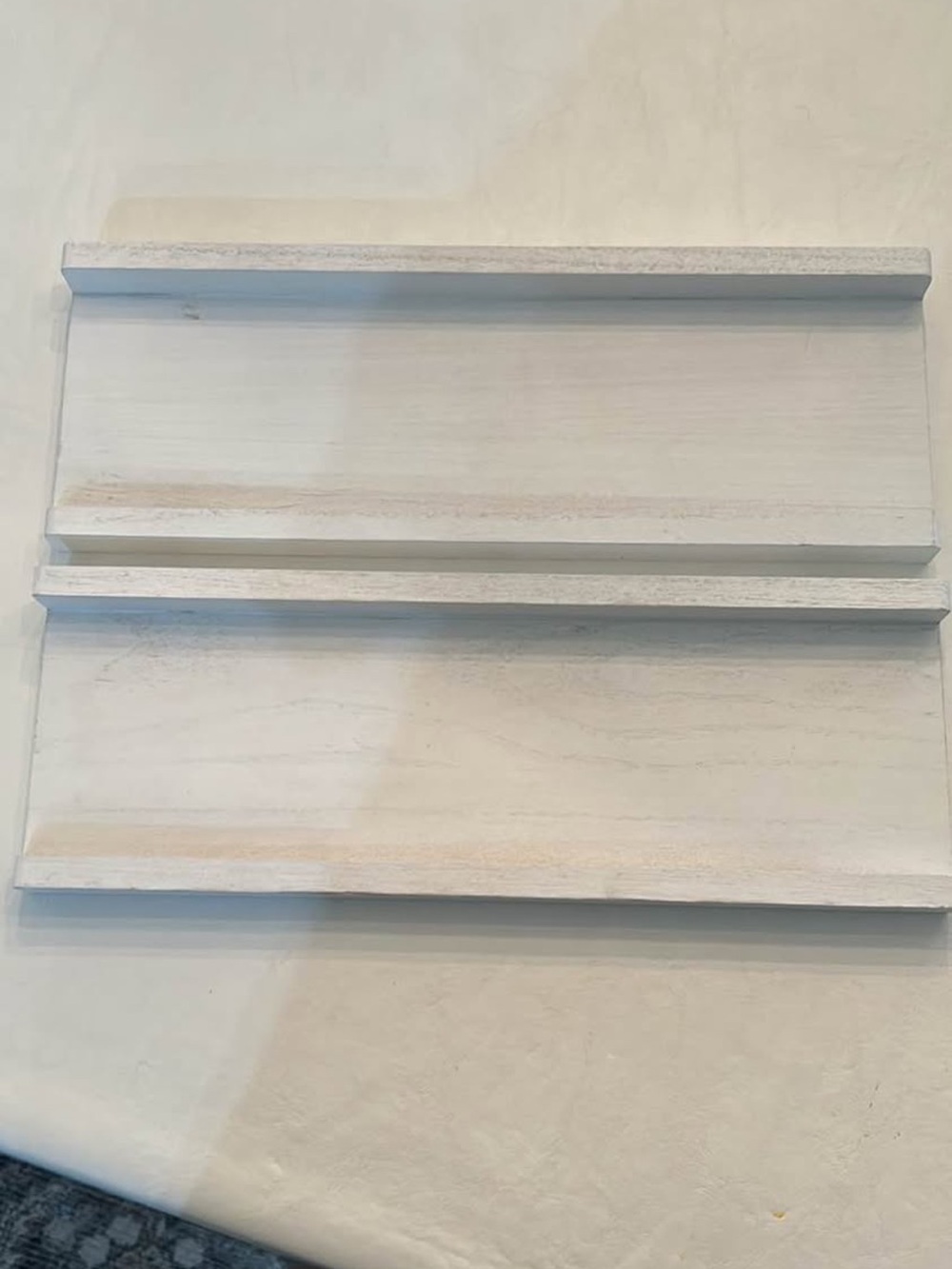 White Wooden Wall Display Shelf